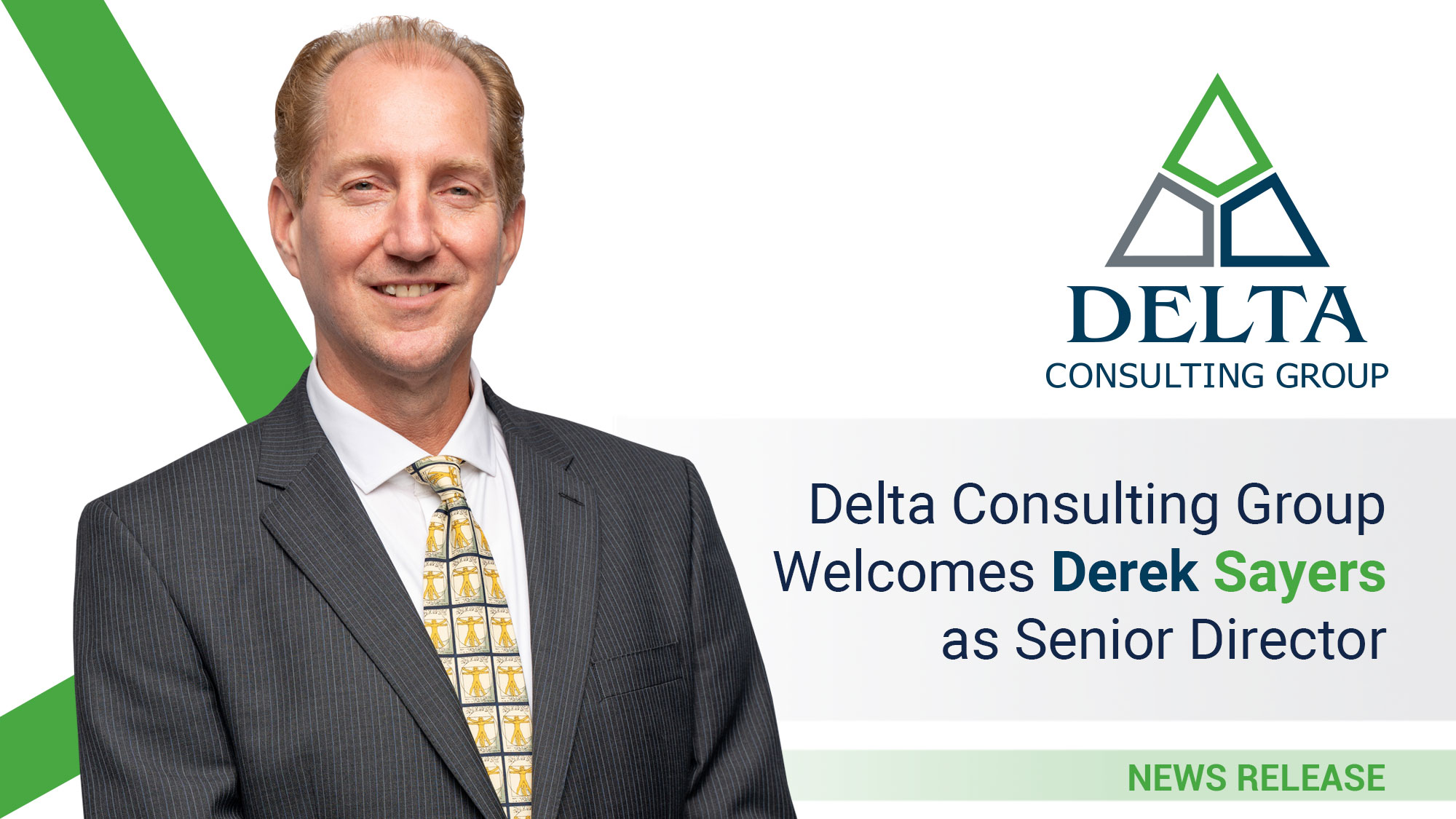 Delta Consulting Group Welcomes Derek Sayers as Senior Director in the Canada Office