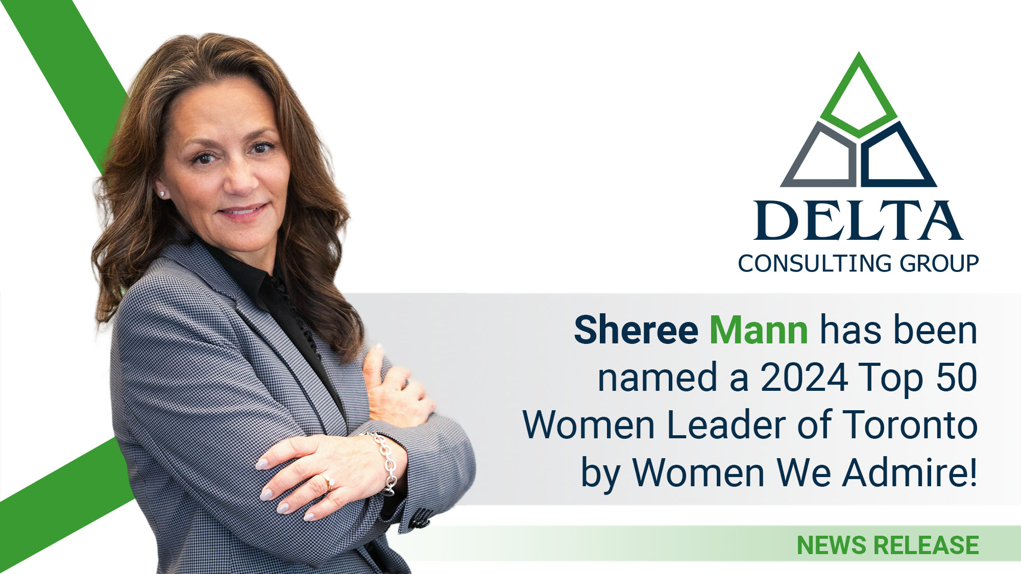 Sheree Mann has been named a 2024 Top 50 Women Leader of Toronto by Women We Admire!