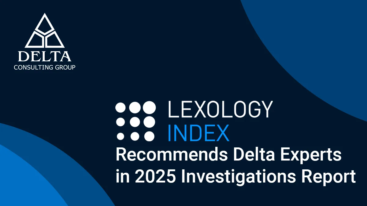 Lexology Investigations - Delta Consulting Group