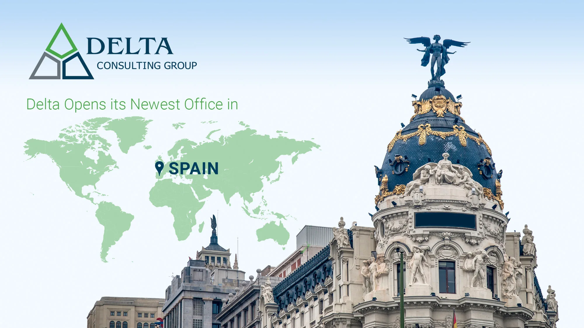 Delta Consulting Group, an employee-owned expert advisory consultancy specializing in construction, forensics, investigations and valuation, announced today the opening of a new office in Spain.
