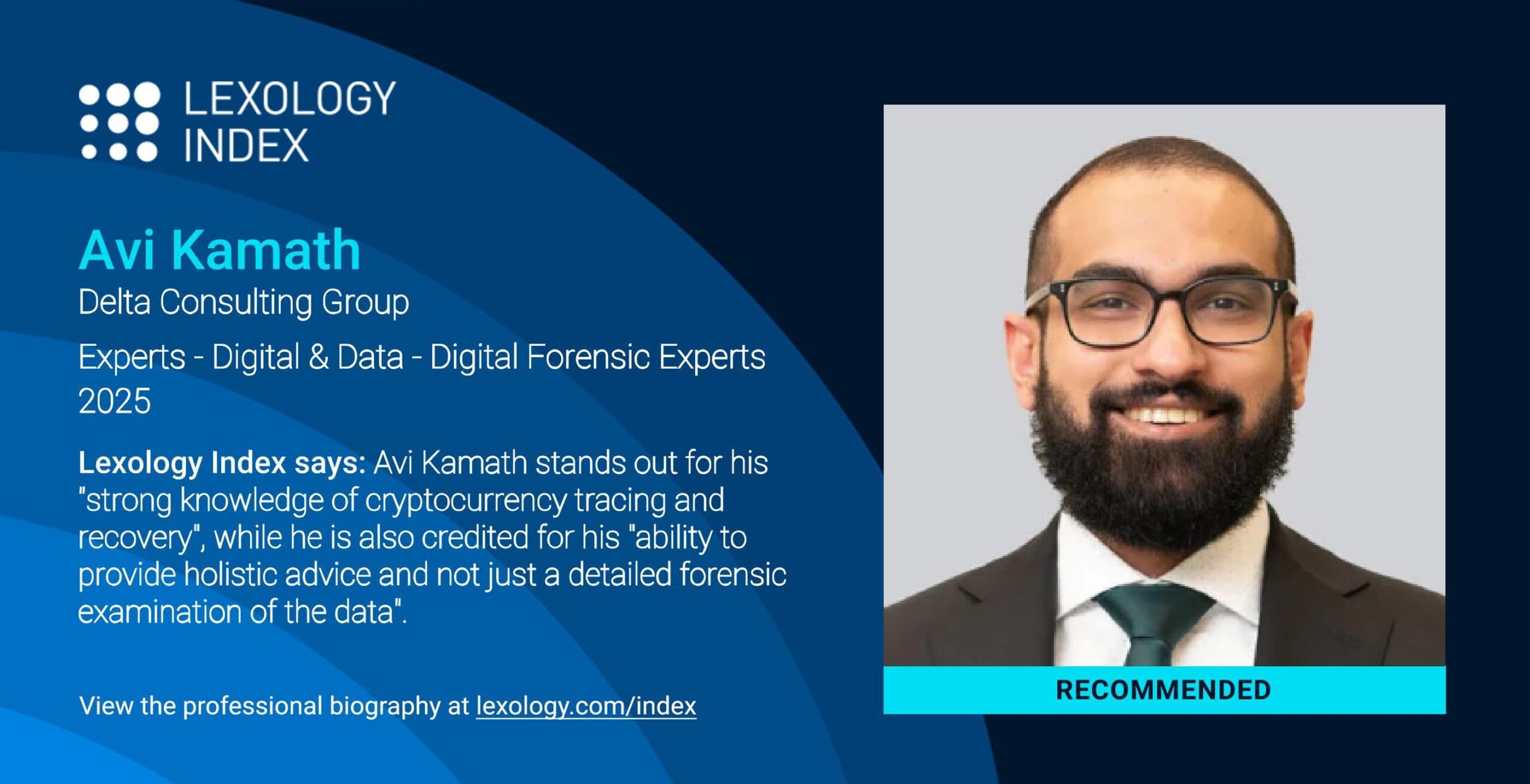 Avi Kamath - Lexology Index - Consulting Digital & Data - Digital Forensic Experts