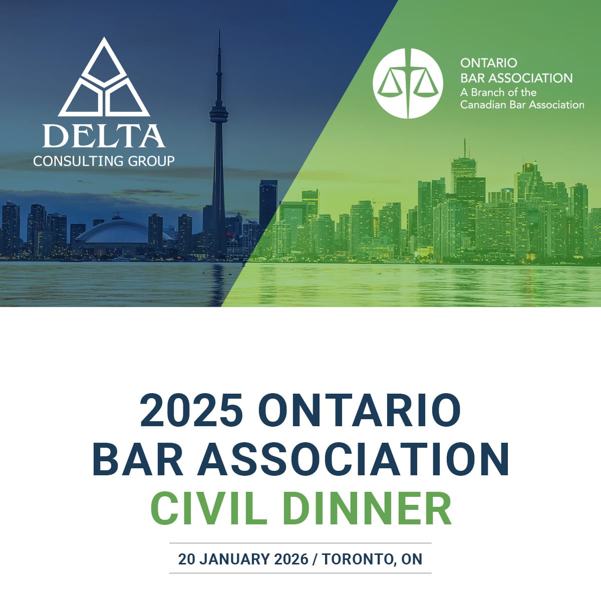 2025 Ontario Bar Association Civil Dinner