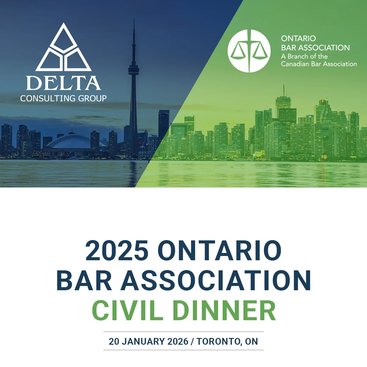 2025 Ontario Bar Association Civil Dinner