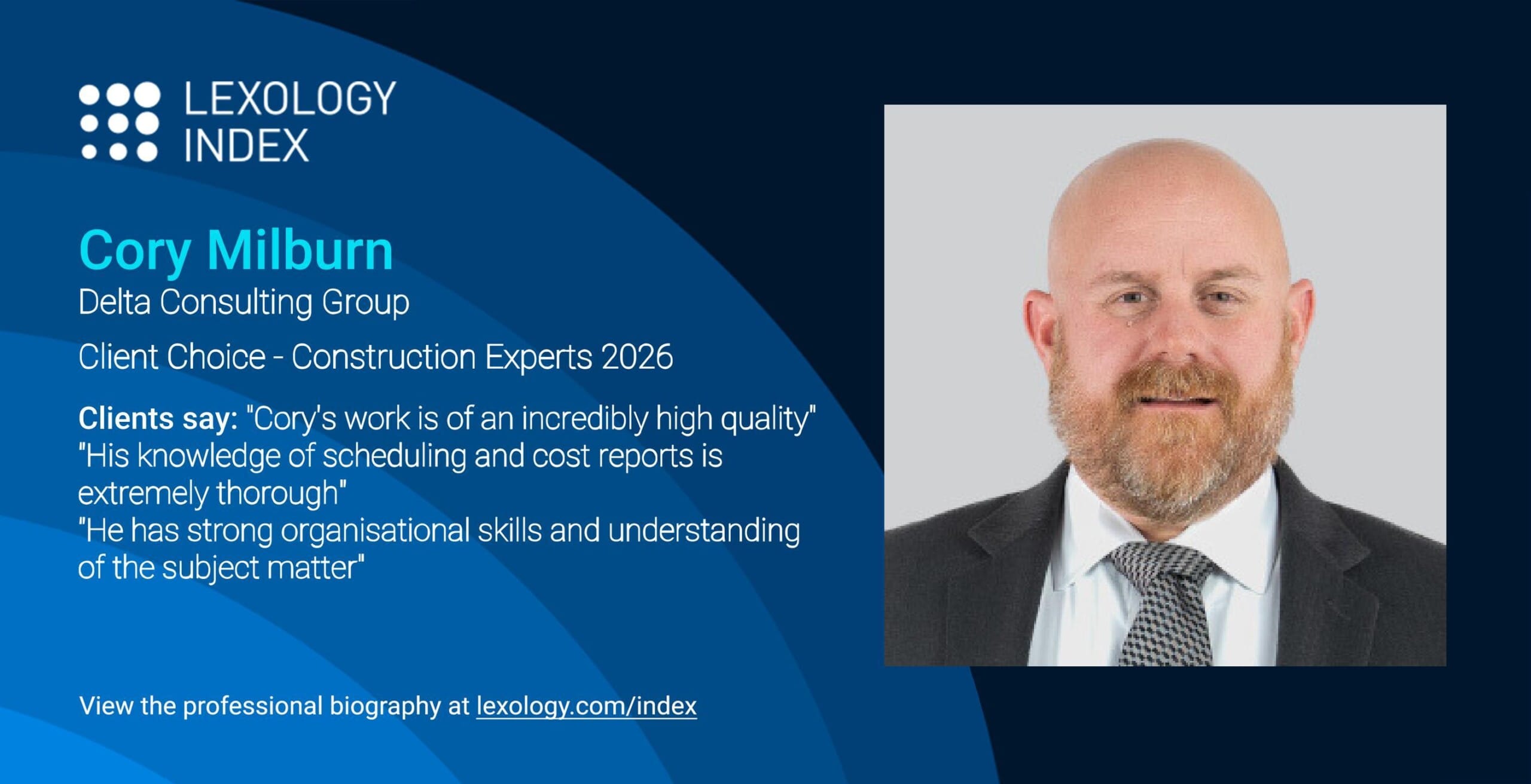 Cory Milburn Delta Professionals Recognized with Prestigious Lexology Client Choice Awards