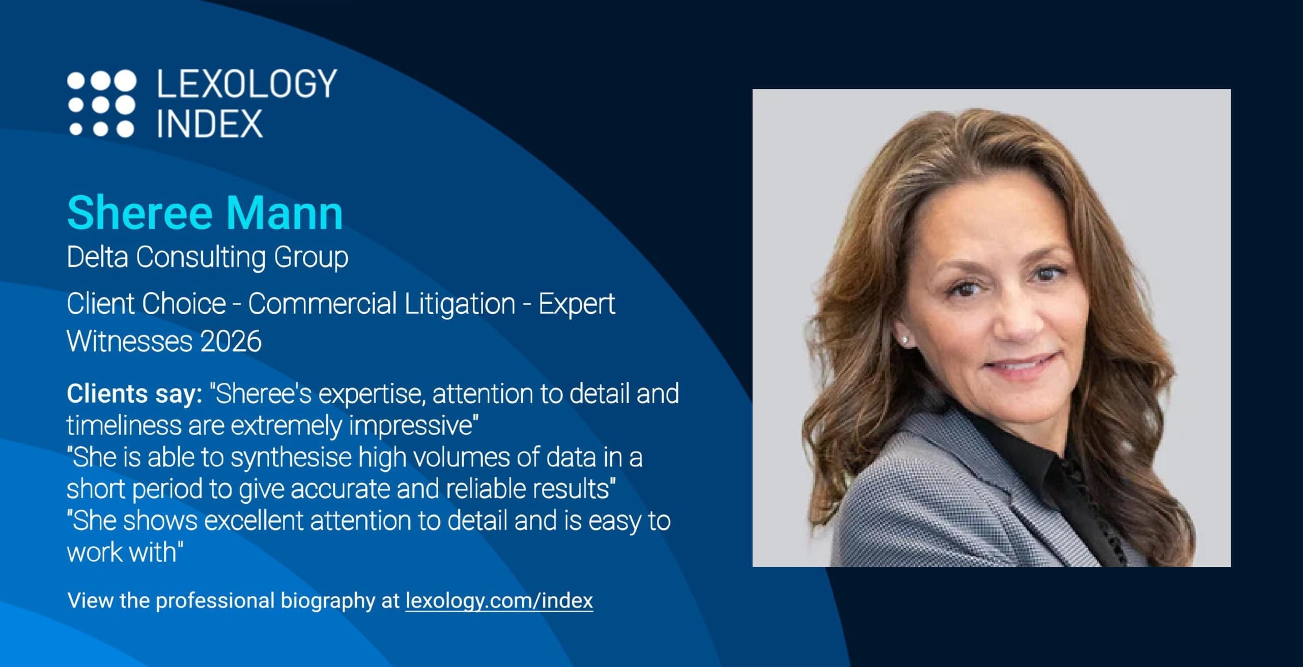 Sheree Mann Delta Professionals Recognized with Prestigious Lexology Client Choice Awards