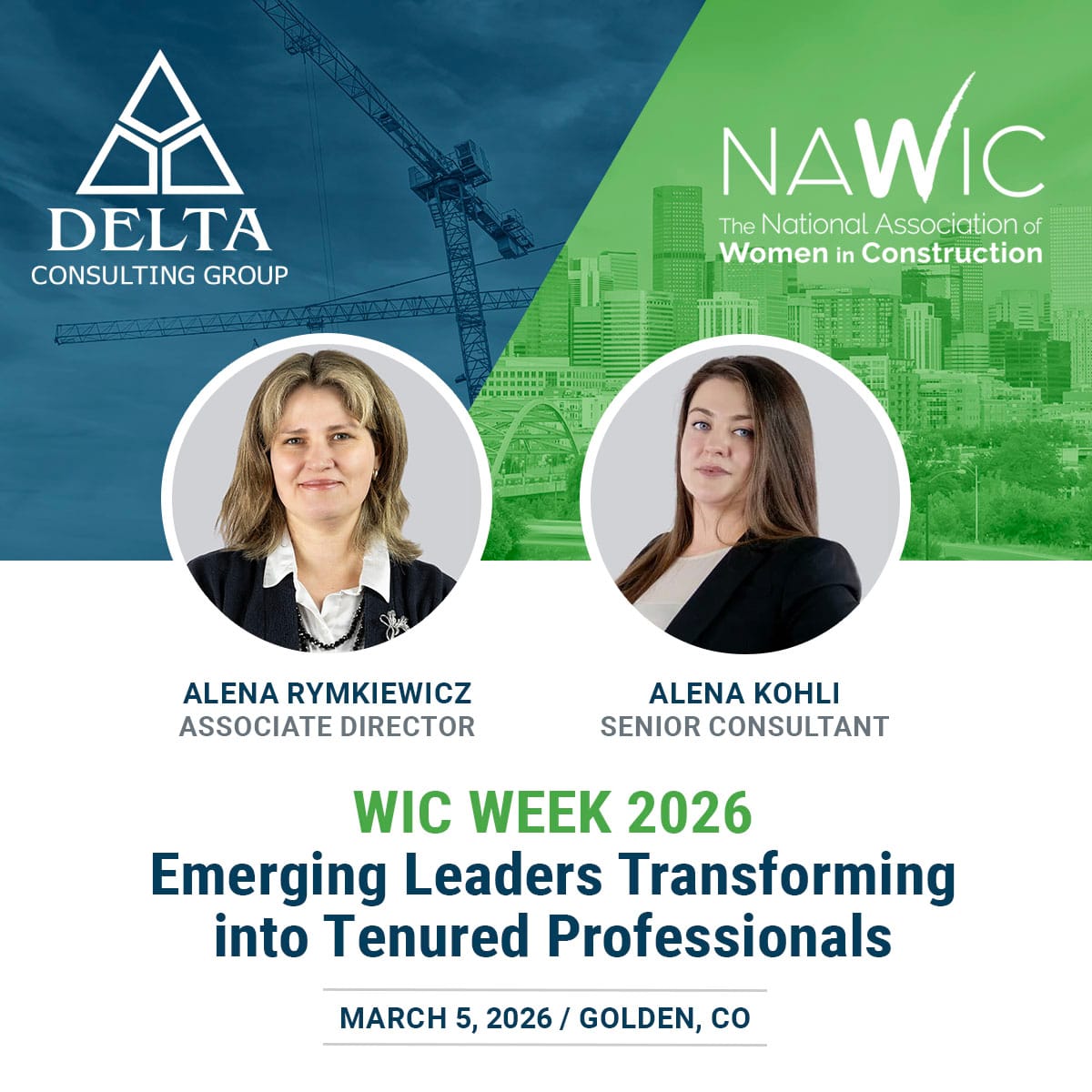 NAWIC Denver Emerging Leaders Transforming into Tenured Professionals