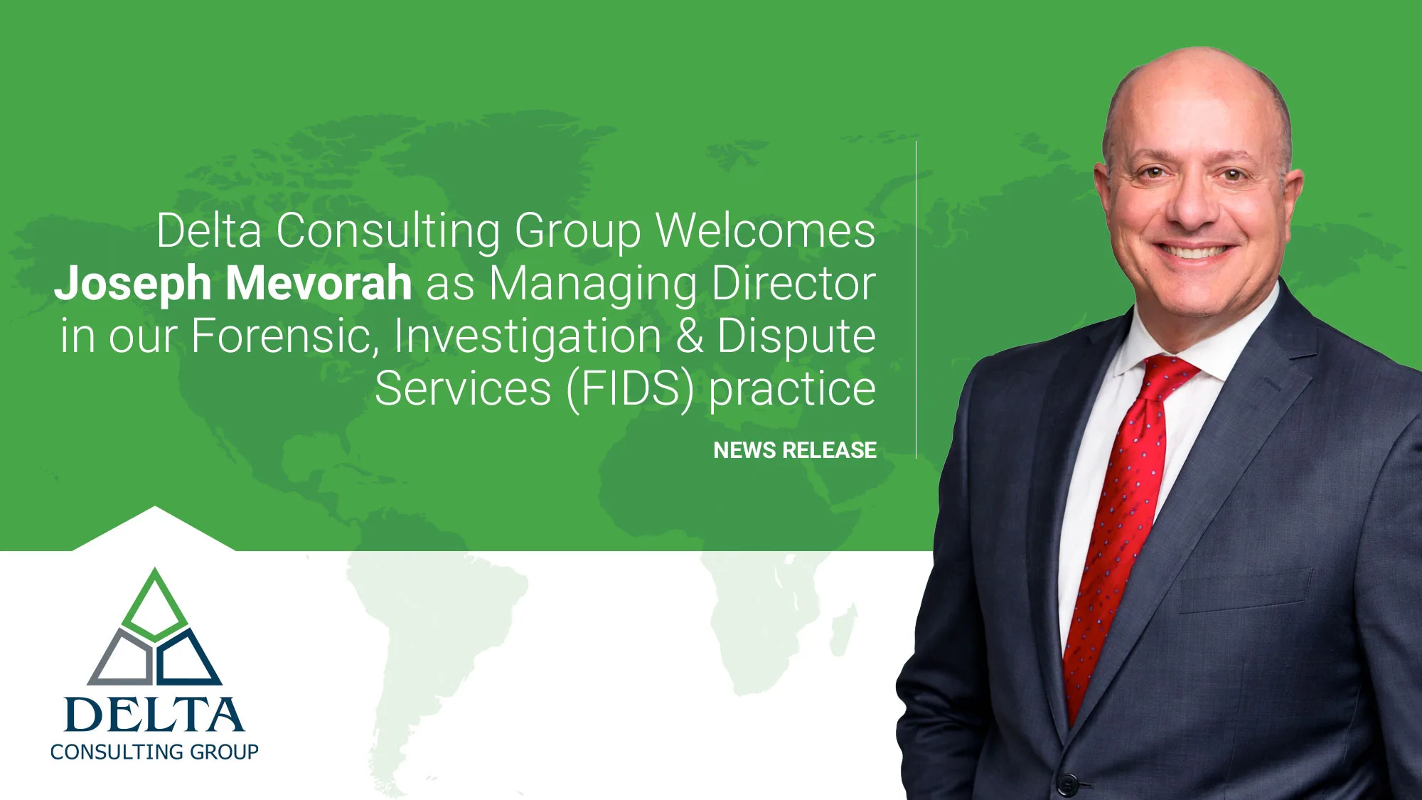 Delta Consulting Group Welcomes Joseph Mevorah as Managing Director