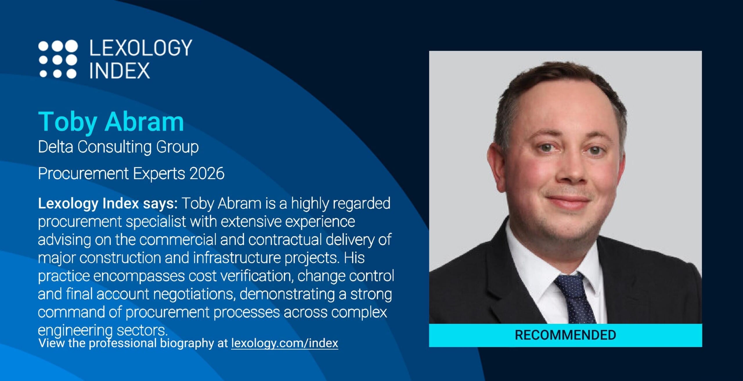 Delta Consulting Group Experts Recognized in Lexology Index 2026 Projects & Procurement Report Delta Consulting Group Experts Recognized in Lexology Index 2026 Projects & Procurement Report