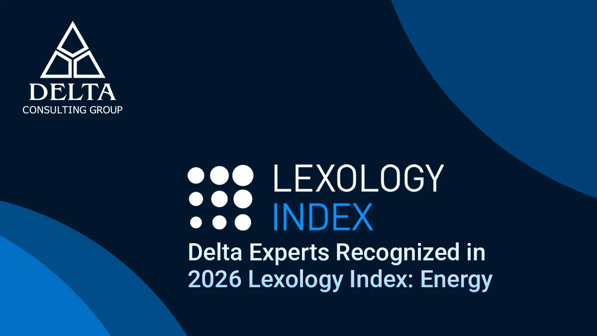 Delta Experts Recognized in 2026 Lexology Index: Energy