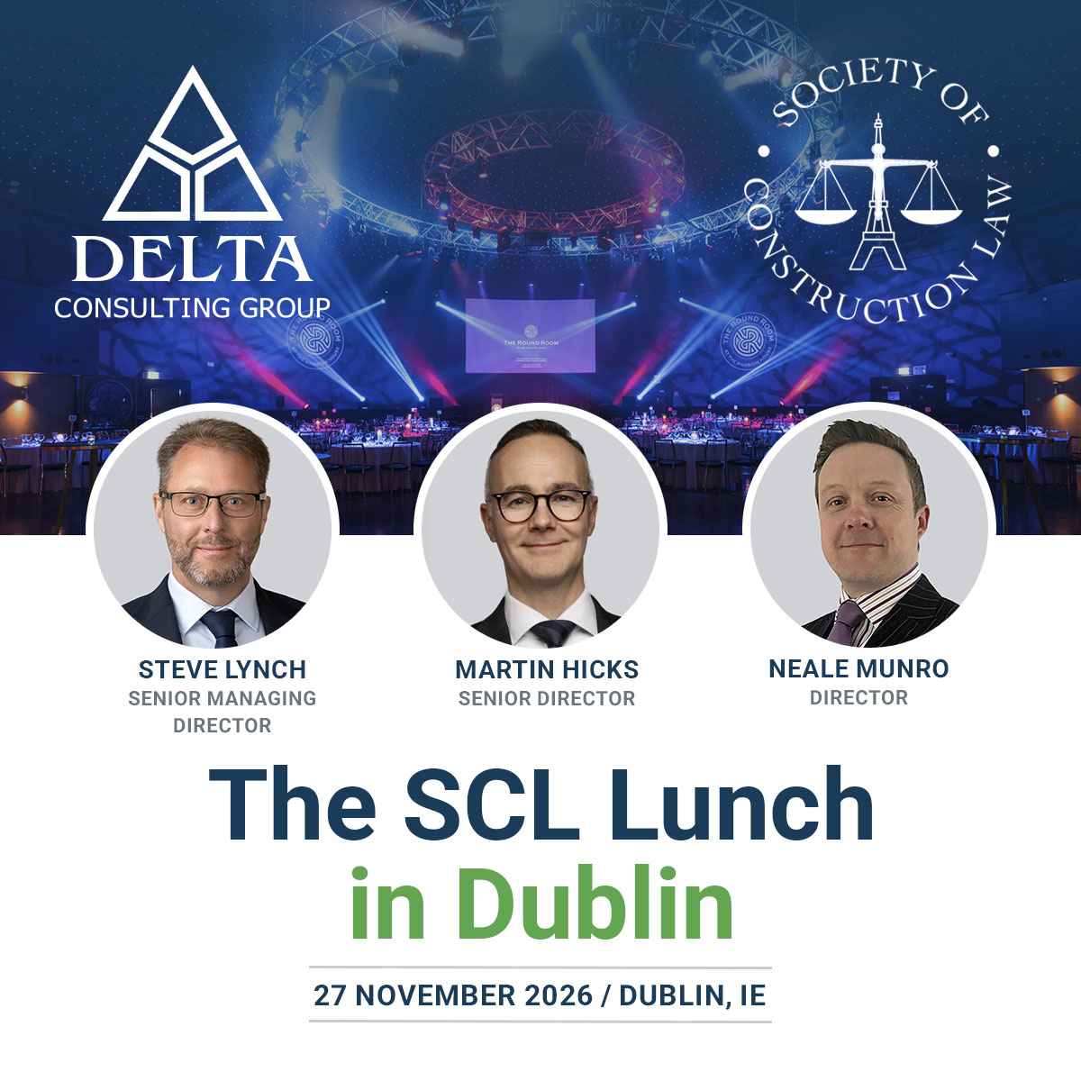 The SCL Lunch in Dublin 2026